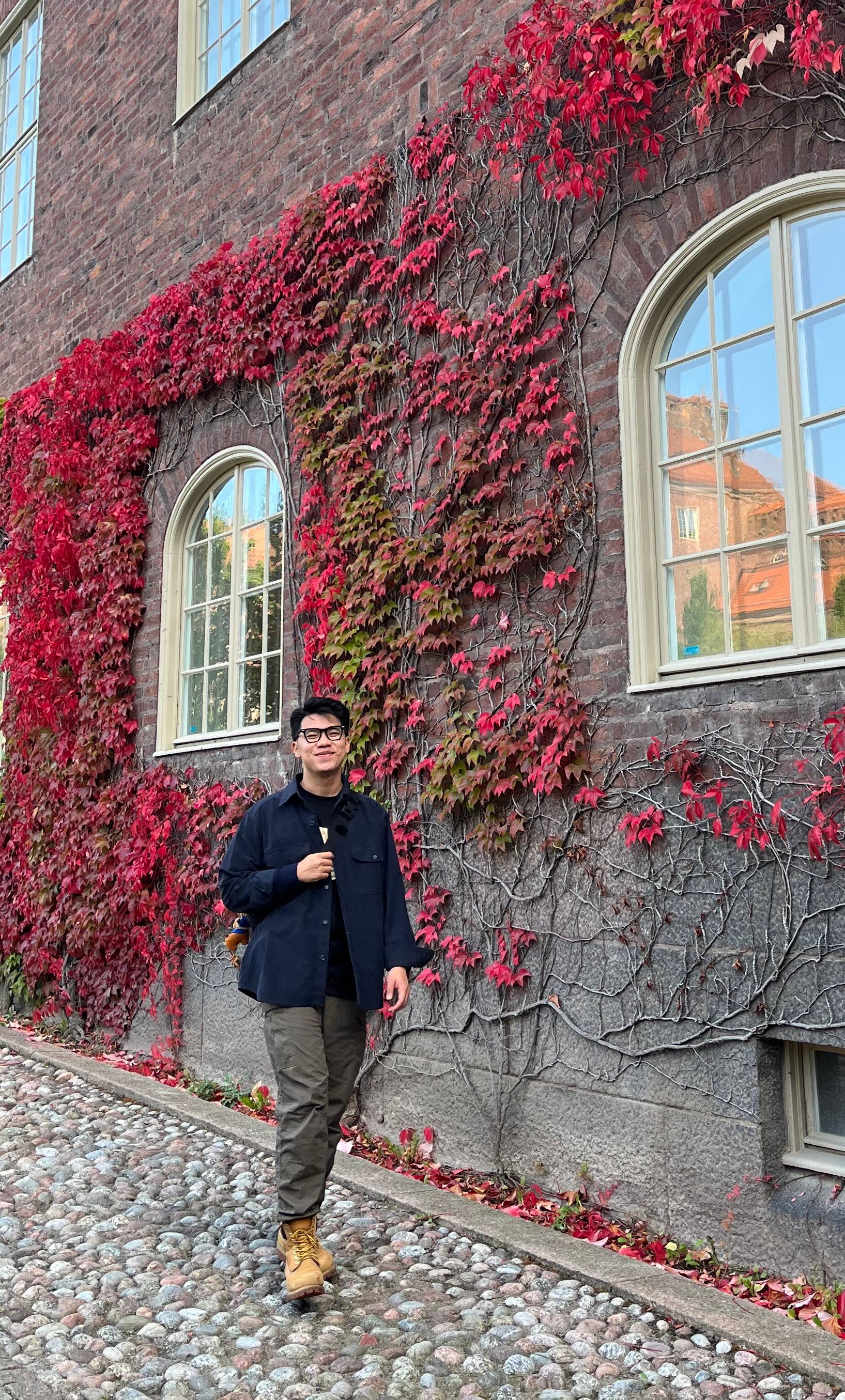 Me at KTH University, Stockholm, Sweden